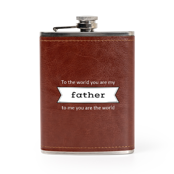 Hip Flask with Full colour print