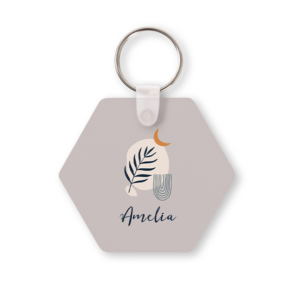 Key Ring Hexagon
