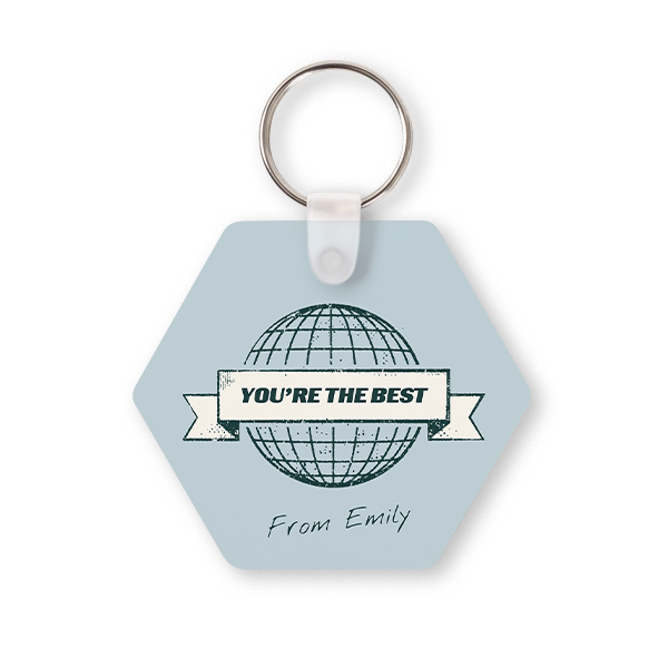 Key Ring Hexagon Key Ring Hexagon