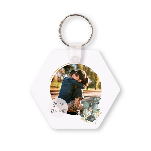 Key Ring Hexagon