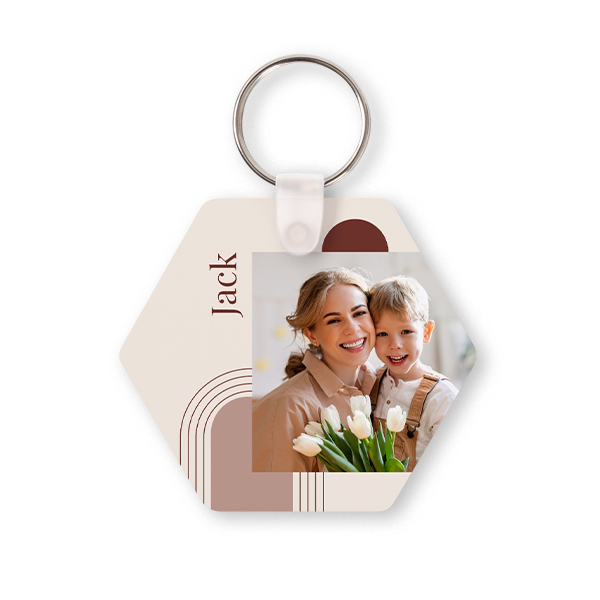 Key Ring Hexagon