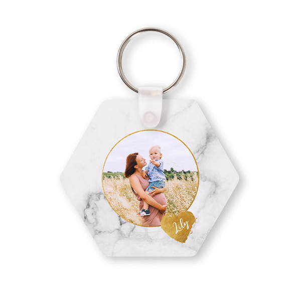 Key Ring Hexagon
