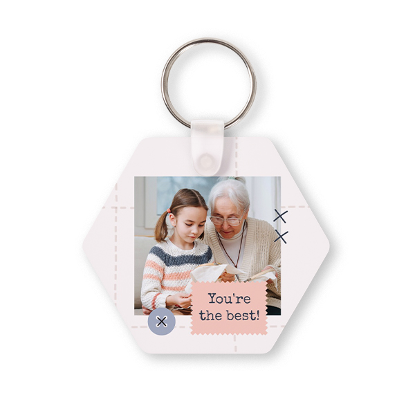 Key Ring Hexagon