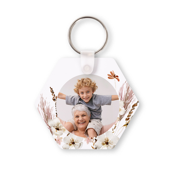 Key Ring Hexagon