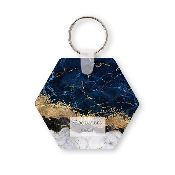 Key Ring Hexagon