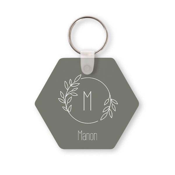 Porte-clé hexagonal