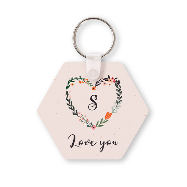 Key Ring Hexagon Key Ring Hexagon