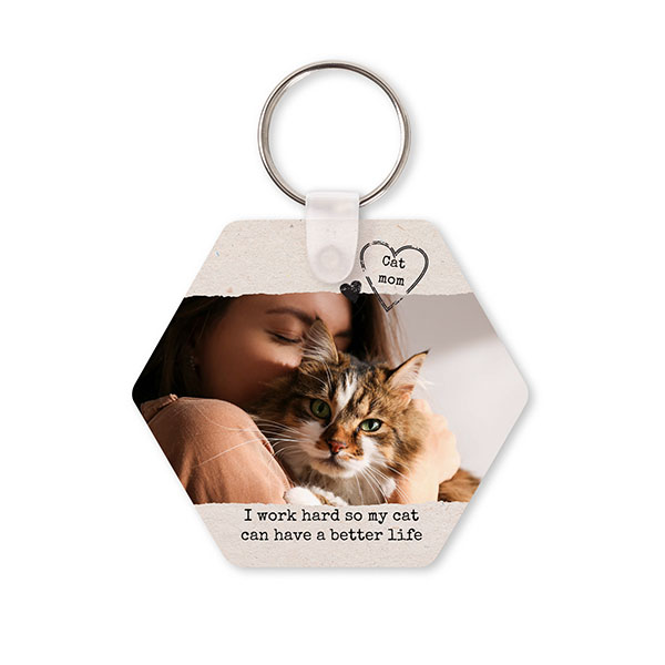 Key Ring Hexagon Key Ring Hexagon