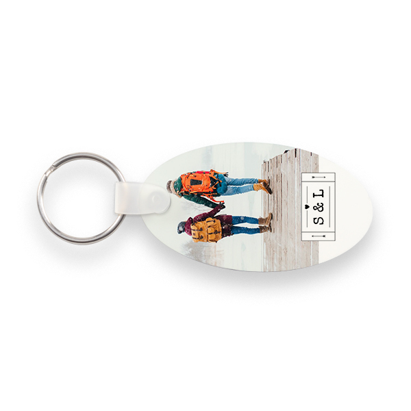 Sleutelhanger alu ovaal Sleutelhanger alu ovaal
