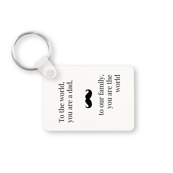 Key Ring Rectangle Key Ring Rectangle