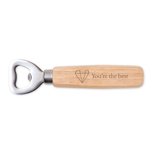 Bottle opener wood engraved Bottle opener wood engraved