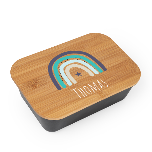 Bamboo lunch box black Bamboo lunch box black