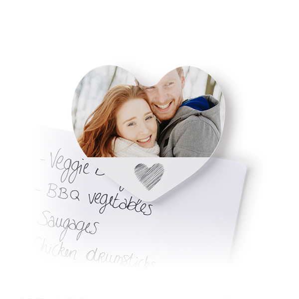 Foto-Magnet Herz - 4 Stk. Foto-Magnet Herz - 4 Stk.