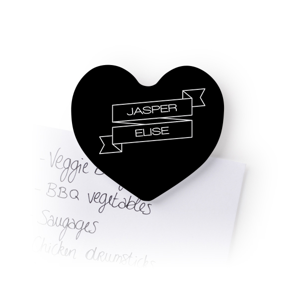 Kjøleskapsmagneter Hjerte - 4 stk Kjøleskapsmagneter Hjerte - 4 stk