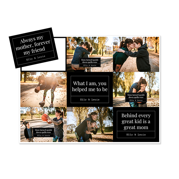 Magnet photo souple Rectangle  (lot de 9)