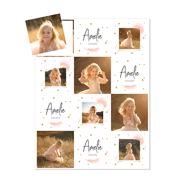 Magnet photo souple Carré (lot de 12) Magnet photo souple Carré (lot de 12)