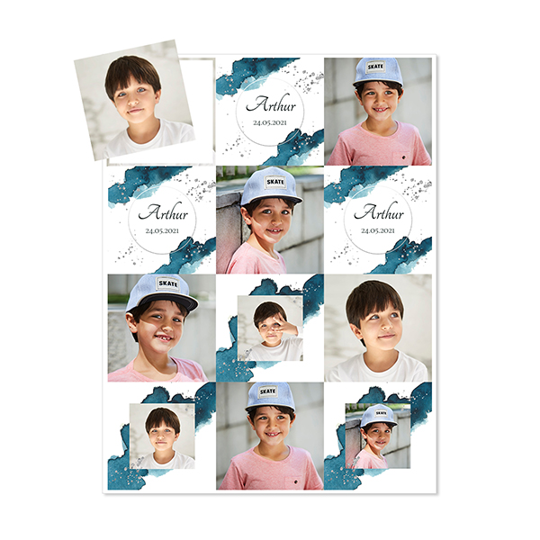 Foto-Magnetsticker Quadratisch - 12 Stk.