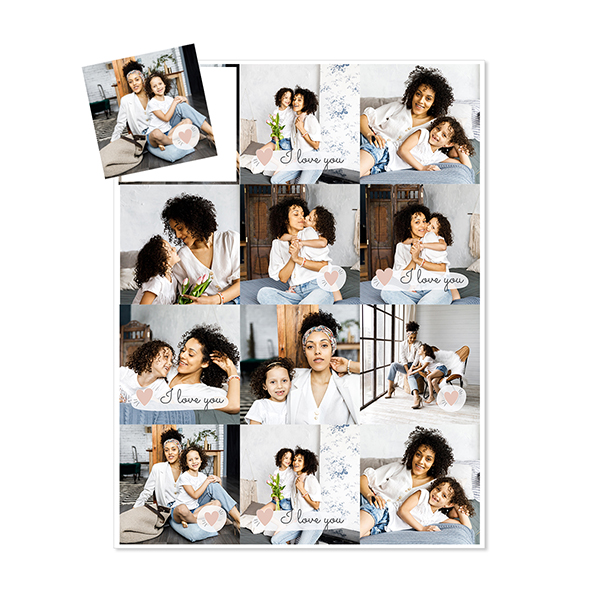 Magnet photo souple Carré (lot de 12) Magnet photo souple Carré (lot de 12)
