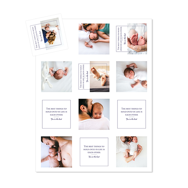Magnetsheet Square - set of 12