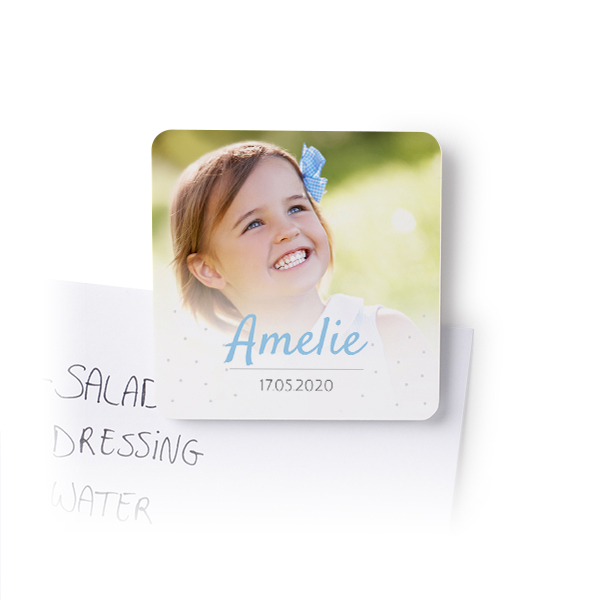 Firkantede Køleskabsmagnet - 4 stk Firkantede Køleskabsmagnet - 4 stk