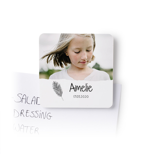 Firkantede Køleskabsmagnet - 4 stk Firkantede Køleskabsmagnet - 4 stk