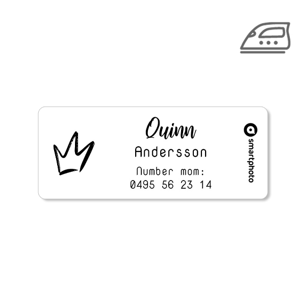 Bügeletiketten Set personalisiert - 72 Stk. Bügeletiketten Set personalisiert - 72 Stk.