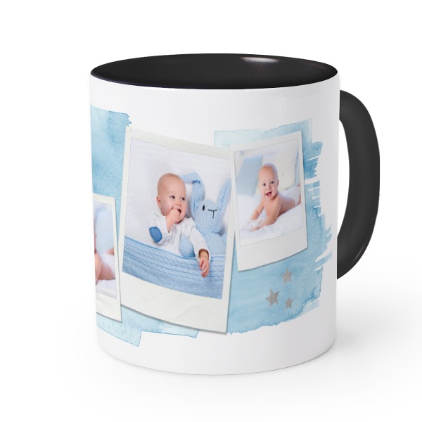 Mugg med fÀrg Svart Mugg med fÀrg Svart