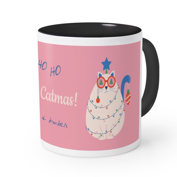 Farbige Tasse Schwarz