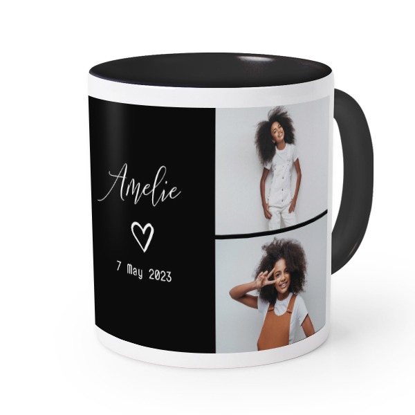 Farbige Tasse Schwarz