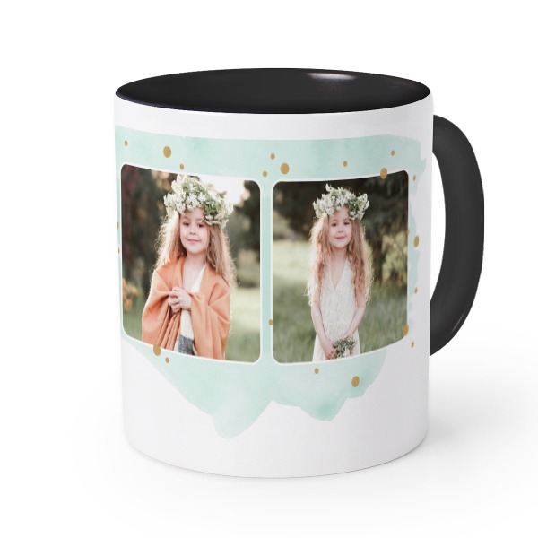 Farbige Tasse Schwarz