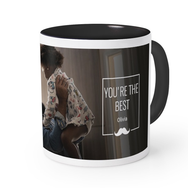 Farbige Tasse Schwarz
