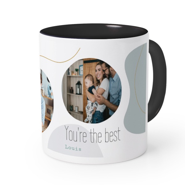 Farbige Tasse Schwarz