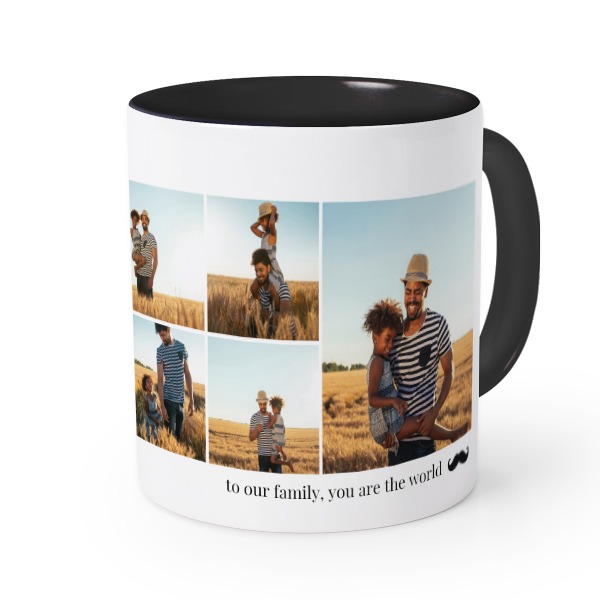 Farbige Tasse Schwarz