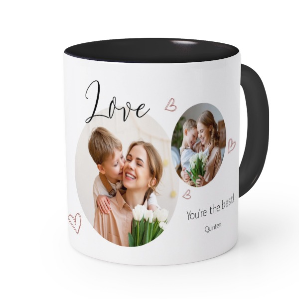 Coloured Mug Black Coloured Mug Black