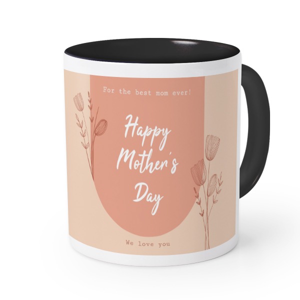 Coloured Mug Black Coloured Mug Black