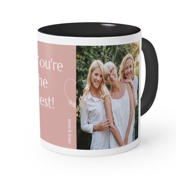 Mugg med fÀrg Svart Mugg med fÀrg Svart