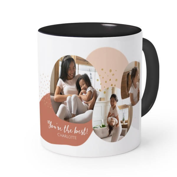 Farbige Tasse Schwarz Farbige Tasse Schwarz