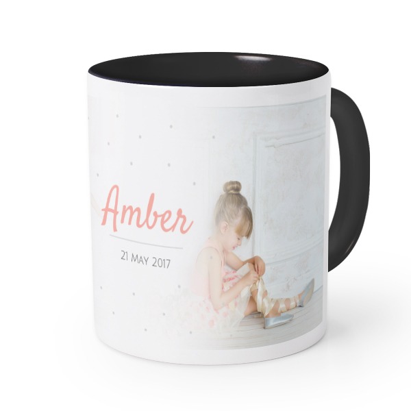 Farbige Tasse Schwarz