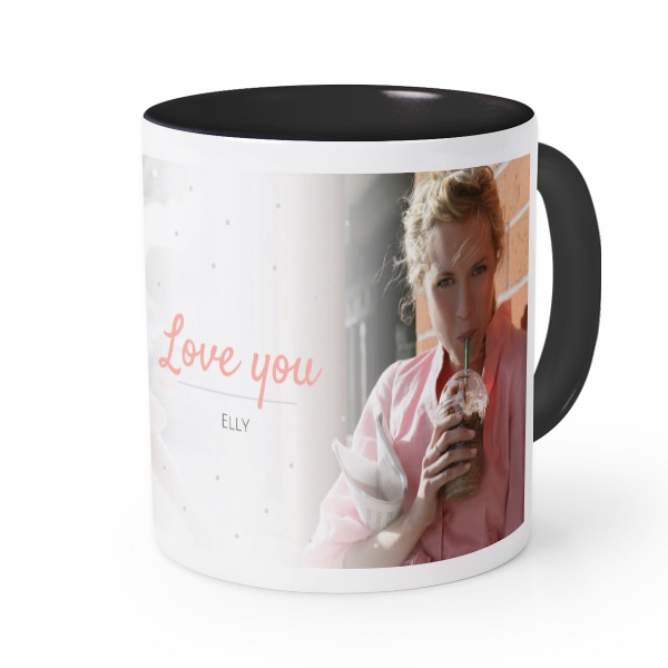 Farbige Tasse Schwarz