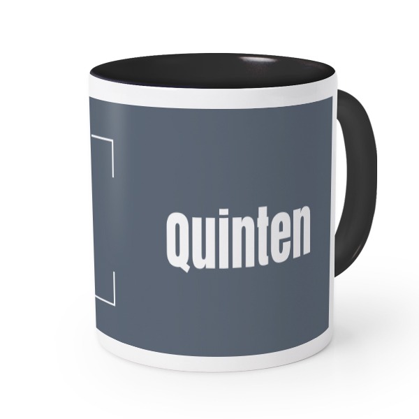 Farbige Tasse Schwarz