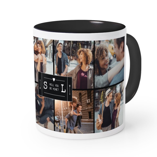 Farbige Tasse Schwarz