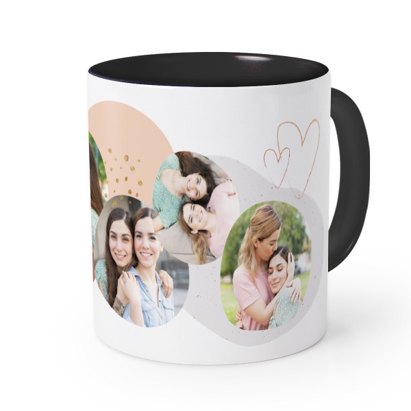 Farbige Tasse Schwarz