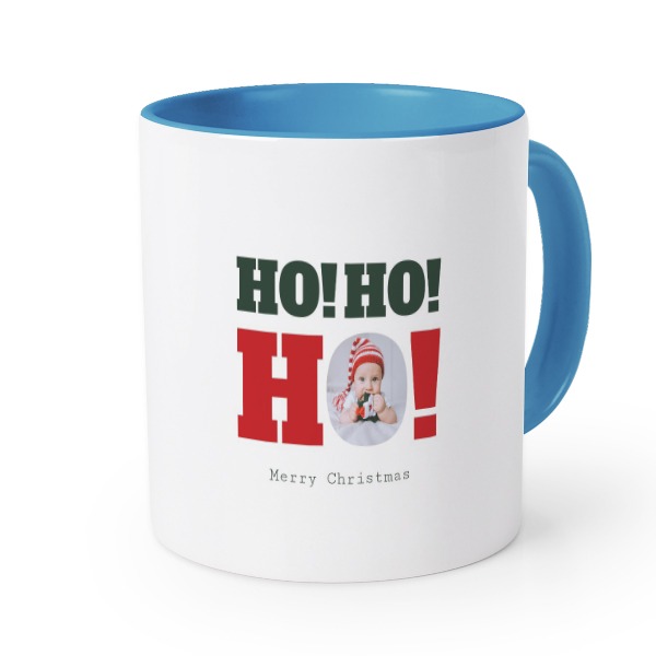 Farbige Tasse blau