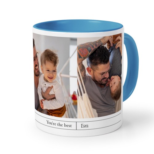 Farbige Tasse blau