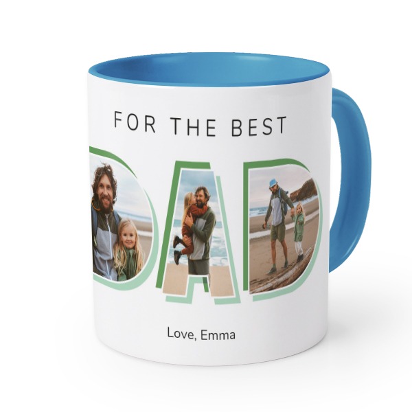 Farbige Tasse blau