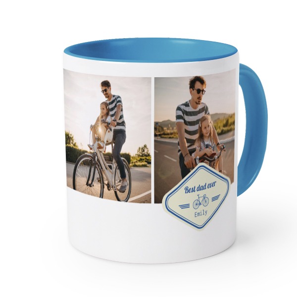 Gekleurde mok blauw Gekleurde mok blauw