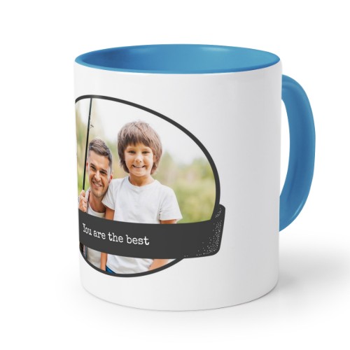 Mugg med färg blå