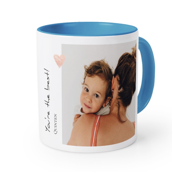 Farbige Tasse blau Farbige Tasse blau