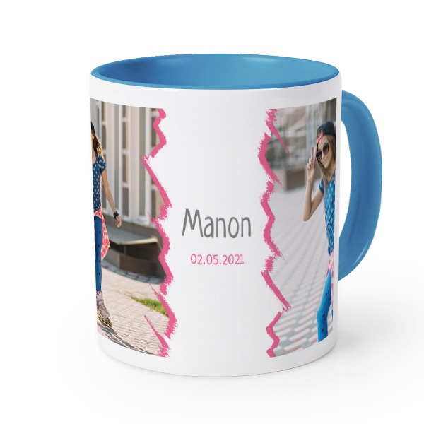 Mug Couleur bleu Mug Couleur bleu