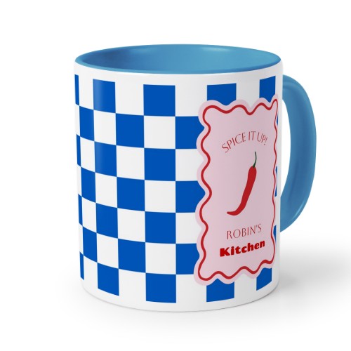 Gekleurde mok blauw Gekleurde mok blauw